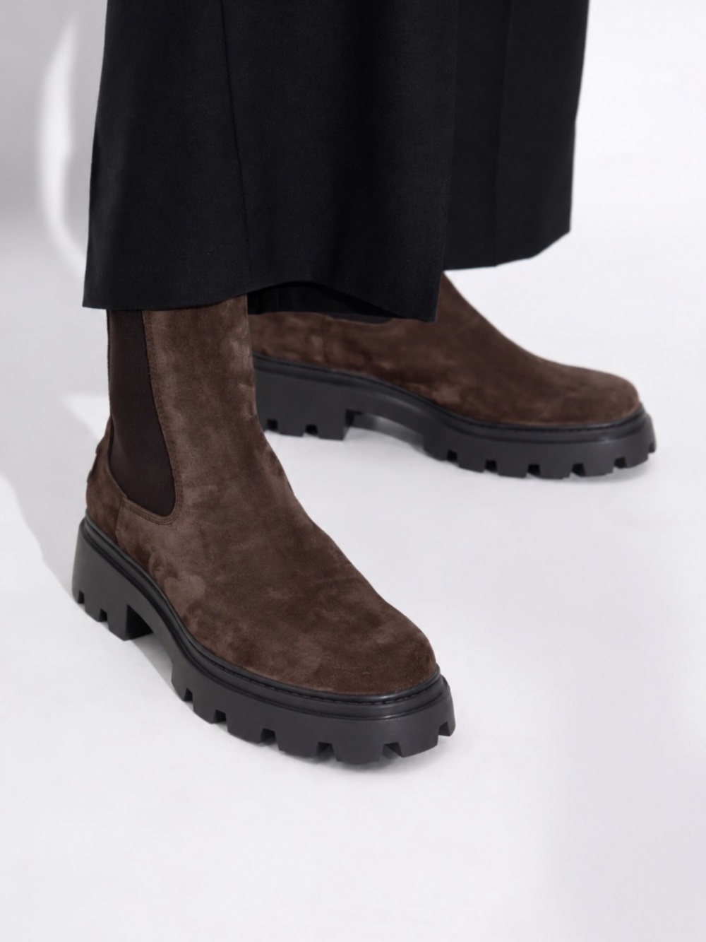 Tod's Women's Palissandro Suede Chelsea Boots